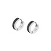 Aretes Lotus Style para Caballero en Tono Plateado