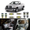 AUTOGINE 10 Piece White LED Interior Lights Kit for Dodge
