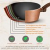 NutriChef 12-Piece Hard Anodized Nonstick Cookware Set - Induction Ready
