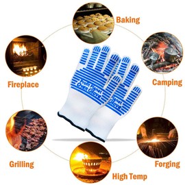 ProfitPlanet Premium Quality Oven Gloves with Heat Protection up to 350°C | Kitchen Essential" , Gloves for baking/Cooking/BBQ ,( 1 Pair)