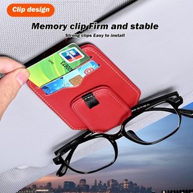 Genérico Sujetador de Gafas de Sol para Clip de la Visera del Coche Accesorios Organizadores para el Interior Automotriz Portagafas de Sol para Automóvil para RV, Automóvil, Camión Y