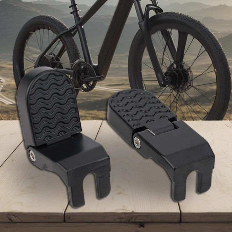and Lightweight Rear Footrest Pedals for Electric Bikes, Easy to