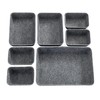 WENKO Drawer Organiser Felt, 7-Piece Storage Aid for Drawers Made