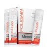 Foligain Espuma para el cabello para hombres con 3 frascos