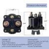 WOLIGECA Dump Trailer Solenoid, Intermittent Duty Solenoid Relay, for Part