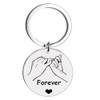 Medical ID Me Forever Pinky Promise Keyring Couples Best Friend
