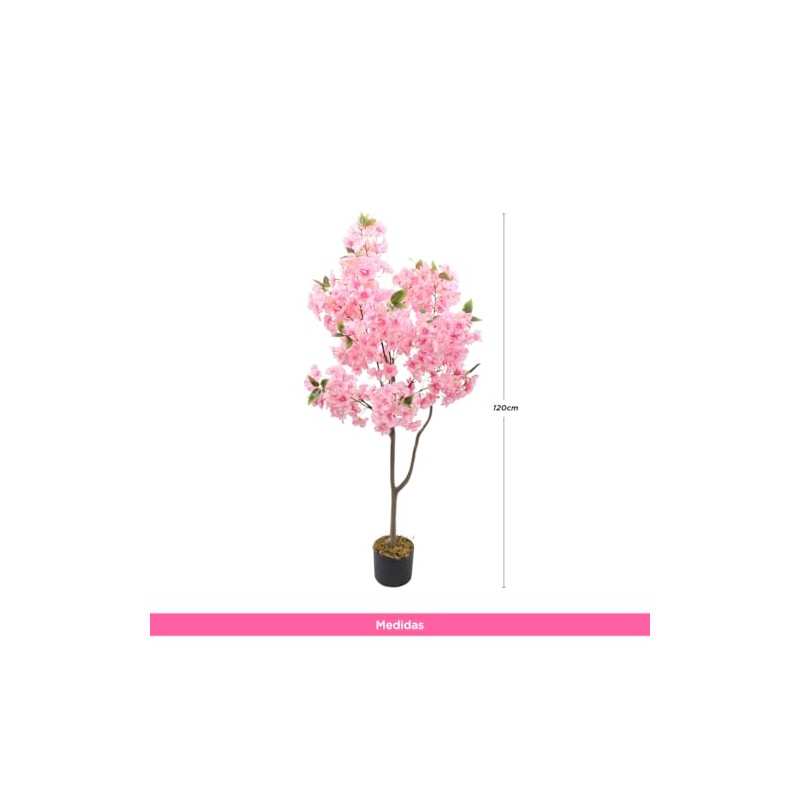 VANLIG Planta Artificial Cerezo 1.2mts Incluye Maceta para Interiores