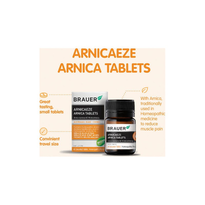 Brauer Arnicaeze Arnica 60 tablets
