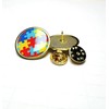 25/50/100pcs Round metal Autism awareness pin Autism pin lapel pins