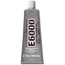 Eclectic Products 230021 2 Pack 3.7 oz. E-6000 Medium Viscosity Multi-Purpose Adhesive Uncarded, Clear