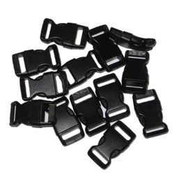 Hebillas de liberación lateral curvadas de 1,27 cm para pulseras de paracaídas (envío desde Estados Unidos) 5-250 unidades (25)