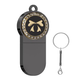 Bilious USB Memory, Funny Flash Drive, Metal Body, Data, Supports USB 2.0 for Windows, PC, Shockproof, Heat Resistant, Waterproof, Dustproof (128GB, Bow)