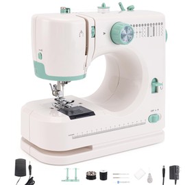 WINB Sewing & Quilting Machine with 12 Built-in Stitches – Lightweight Portable Free Arm Design for Mending Clothes, DIY Quilting, and Small Projects | Beginner-Friendly Home Sewing Kit