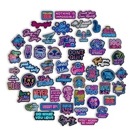 Motivational Stickers - Waterproof Vinyl Inspirational Stickers for Laptop, Phone, Water Bottles, Tumbler & More | Positive Affirmation Quote Sticker Pack for Adults & Kids Pack of 80