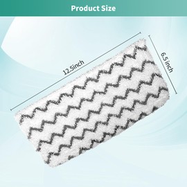 10 Pack Microfiber Steam Mop Replacement pads for Shark Steam Mop S1000, S2001,S1000A, S1000C, S1000WM, and S1001C,Washable & Reusable Steam Mop Pads Safe for all Floor have Super-Absorbent