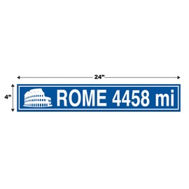 Travel Street Sign Cutouts Party Accessory