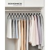 SONGMICS Perchas para Pantalones, 30 Perchas de Terciopelo, 42.5 cm