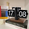 Digital Folding Clock, Retro Automatic Mechanical Flip Clock with Secure