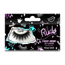 Rude Cosmetics Essential Faux Mink 3D Lashes - Whisper Pair Women 1 Pc