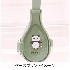 Sabu 387531 New Antibacterial Spoon & Half Case, Green