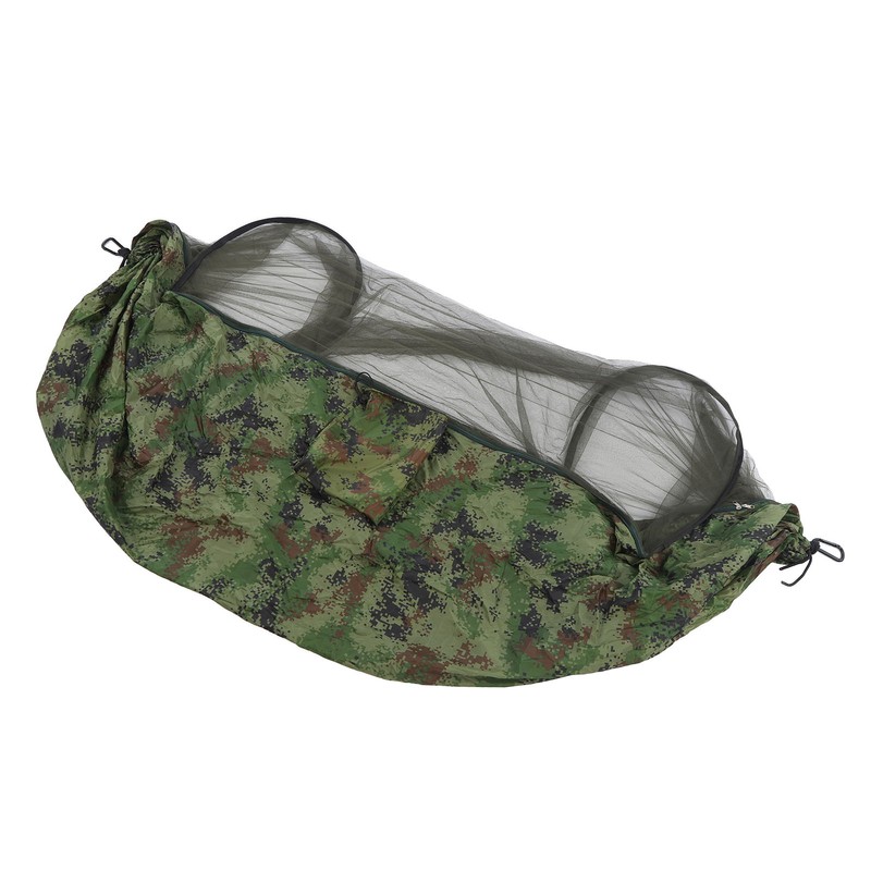 Camping Hammock 2 Persons 440lb Capacity Camo Color Bed Net