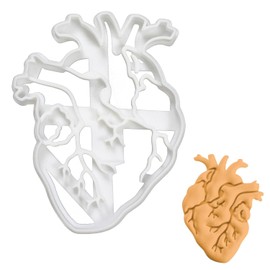 Cortador de galletas anatómico Corazón, 1 pieza - Bakerlogy