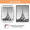 upsimples 27x40 in Poster Frame Black 3 Pack, Scratch-Proof Picture