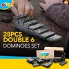 28pk Dominoes Set for Adults | Dominoes for Children Sets