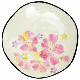 Ceramic Indigo Flower Monogatari Small Plate, Flower Festival, Cherry Blossom, Small Plate 40532