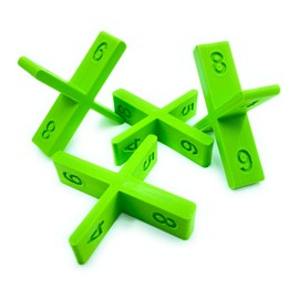 3Dimensional Studio Decking Spacer 4 Pack Multiple Gap width's 4mm, 5mm, 6mm, 8mm on Same Spacer., Green, 14 x 8 x 1.5