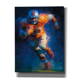 Epic Graffiti 'American Fotball Legend 2' by Ann Klee Canvas Wall Art, 12" x 16"