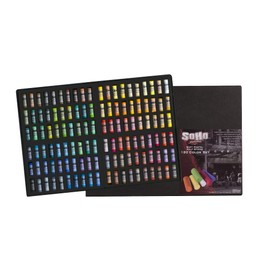 Soho Urban Artist Soft Pastels Set of 120 Unique, Vibrant Colors - Half Stick 1.3" Long, Soft Pastels for Artists, Velvety Texture, Lightfast, Perfect for Layering & Blending