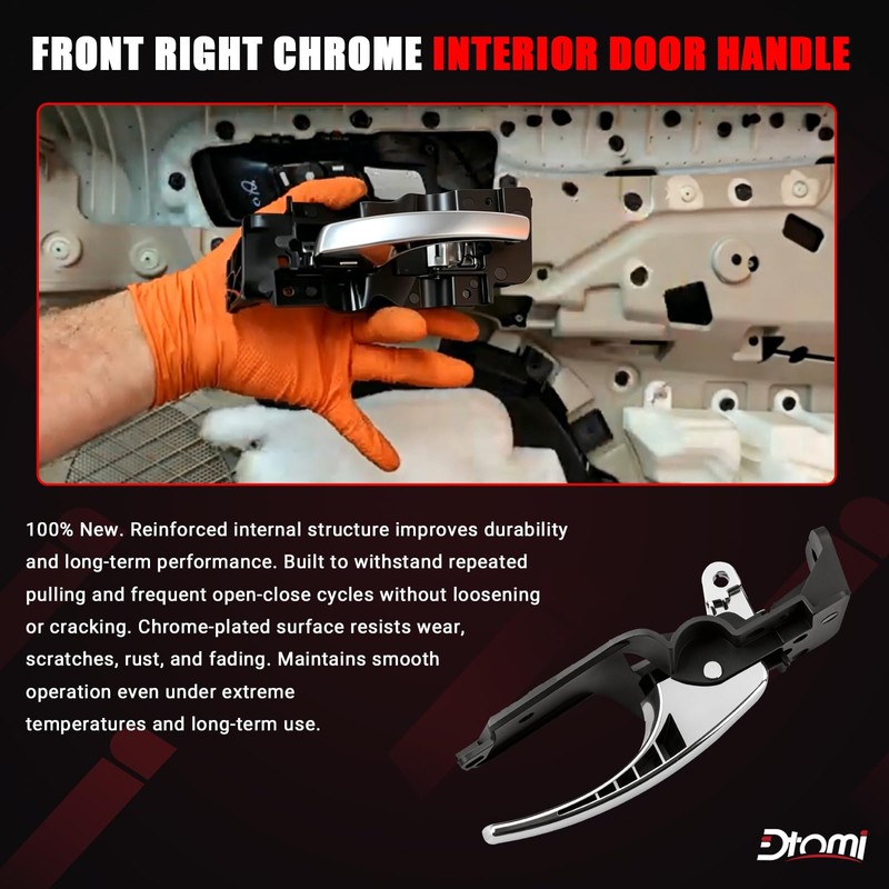 81625 Driver Side Interior Door Handle for Chrysler Dodge Ram