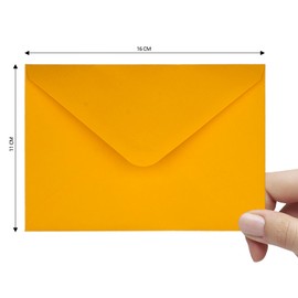 Farbige Briefumschläge 17 Farben, 85 Stück Farbige Umschläge für Geschenke 11 * 16cm, Bunte Umschläge für Geburtstage, Hochzeiten, Partys