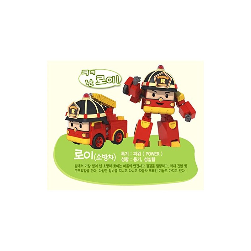 Robocar Poli Robocar Transformer Roy Korea Animation Cartoon Kids Toy