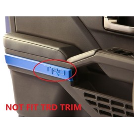 Fewshaw Carbon Fiber Style Inner Door Armrest Trim Cover for 2024 Toyota Tacoma (lower)