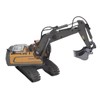 2.4G RC Excavator Toy Rotatable Full Functional Lighting Music Alloy