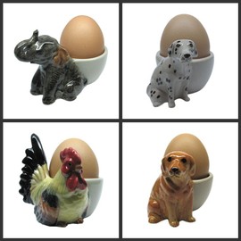 Eierbecher , Eierbecher set , Eierbecher keramik , Eierbecher Tiere , Affe 2-er Set