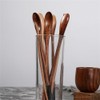 SITEDAN Muddler Spoon Muddler Wooden Dessert Spoon Ice Cream Spoon