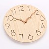 Wall Clock, Radio Clock, Diameter 11.8 inches (30 cm), Quiet