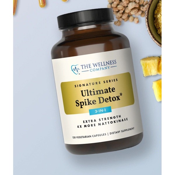 The Wellness Company Ultimate Spike Detox Formula 120 Count Original