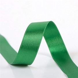 PST C016 Double Sided Satin Ribbon 6 mm 25 m Reel Chartreuse Green