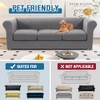 H.VERSAILTEX 4 Piece Stretch Chesterfield Couch Covers for 3 Cushion