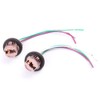 2Pcs T20 7443 1891 Socket Adapter W21/5W LED Bulb Connect