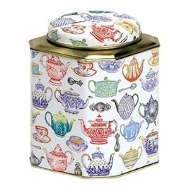 Tea Caddy - Cut Corner - TEAPOTS DESIGN - 13cm by Buzz