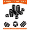 Pack of 50 Spacer Sleeves M6, Jeboler ABS Spacers, Plastic,