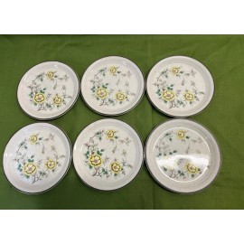 Arklow Honey Stone Rare Charlene #8182 Dessert Plate 7.5” (6) Made In Ireland