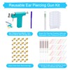 Ear Piercing Gun Kit,Reusable Professional Multi Purpose Ear Piercing Kit