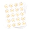 500 Pcs Save The Date Gold Circle Envelope Seals Stickers