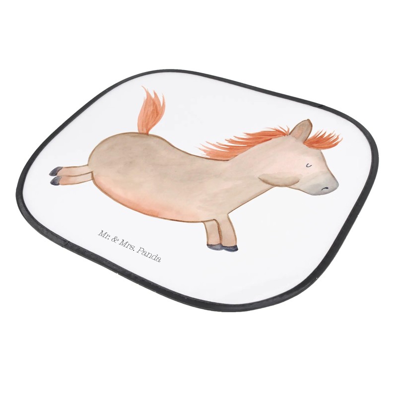 Mr. & Mrs. Panda Car Sun Shade Horse Jumping -